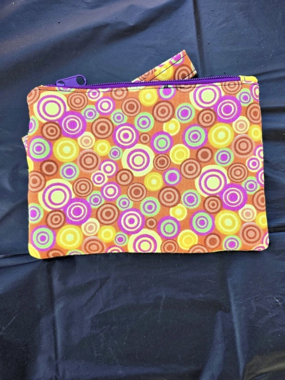 Geometric Wristlet in Orange & Pink